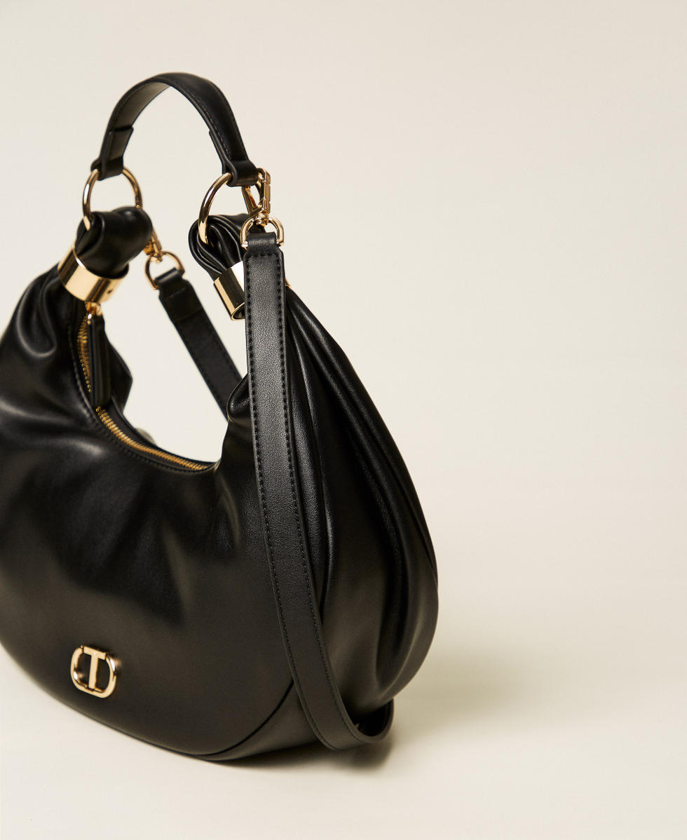 Borsa hobo 'Eclipse' con anelli e tracolla Nero Donna 252TB7090_00006_02
