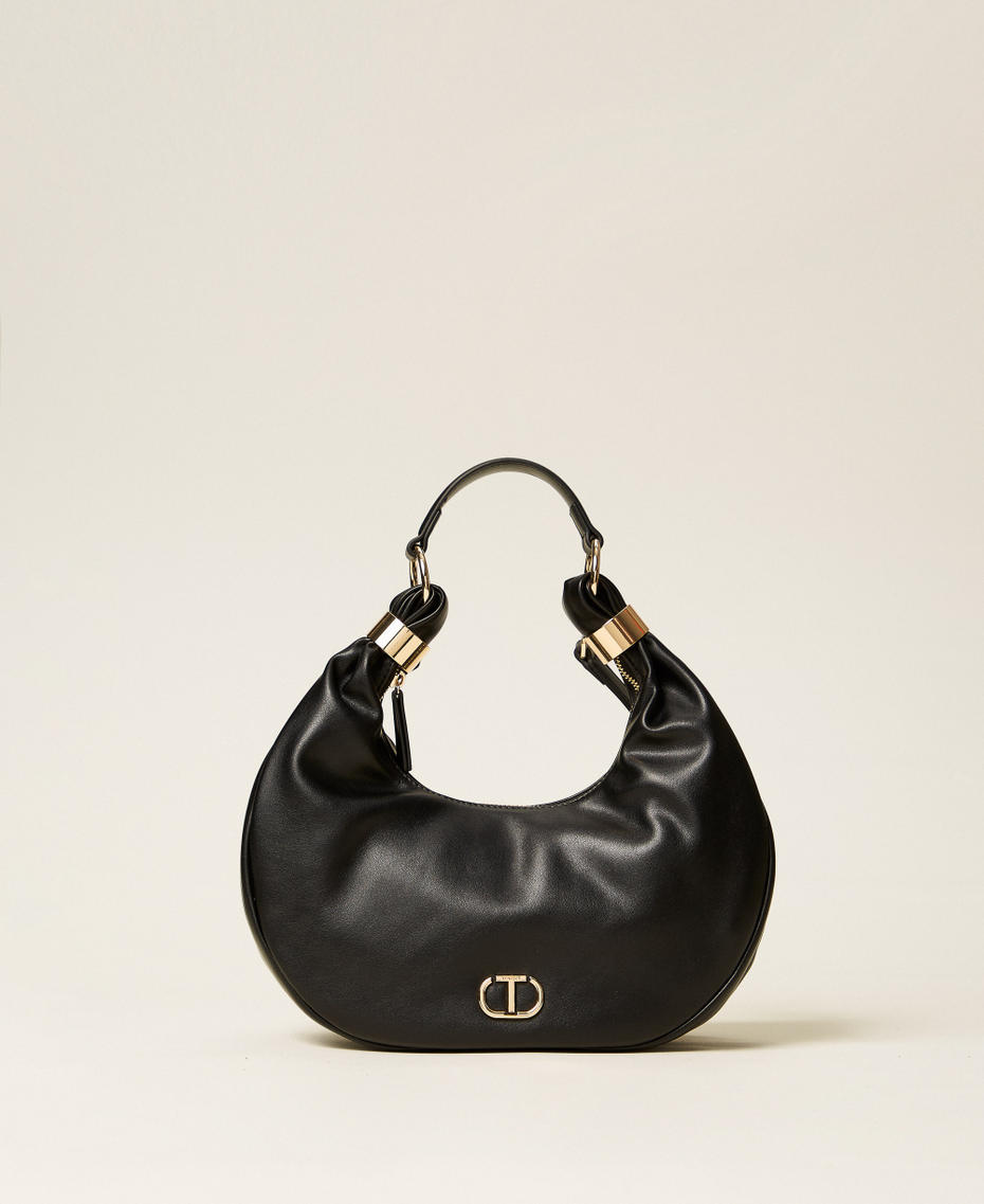 Borsa hobo 'Eclipse' con anelli e tracolla Nero Donna 252TB7090_00006_01