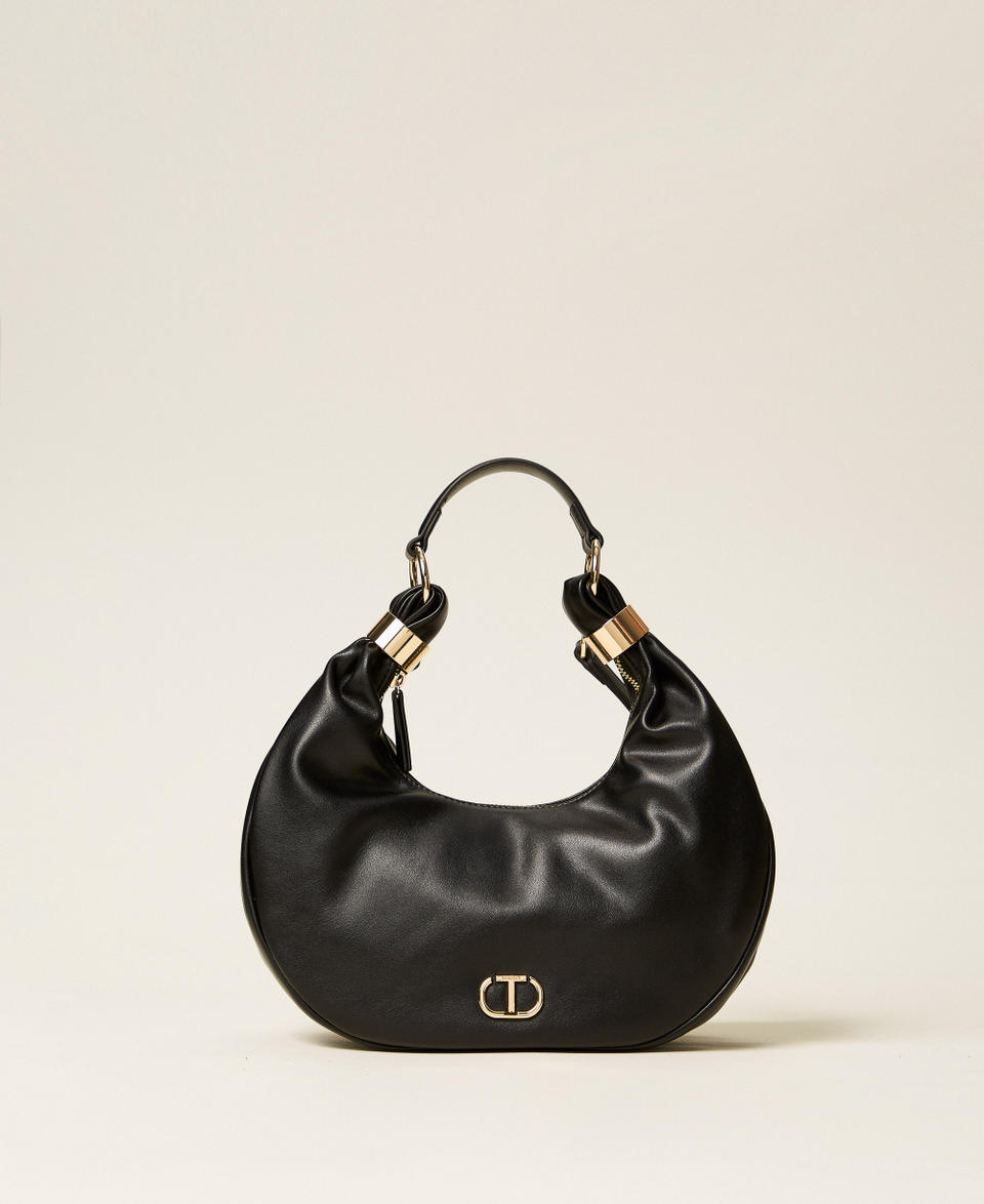 Borsa hobo 'Eclipse' con anelli e tracolla Nero Donna 252TB7090_00006_01
