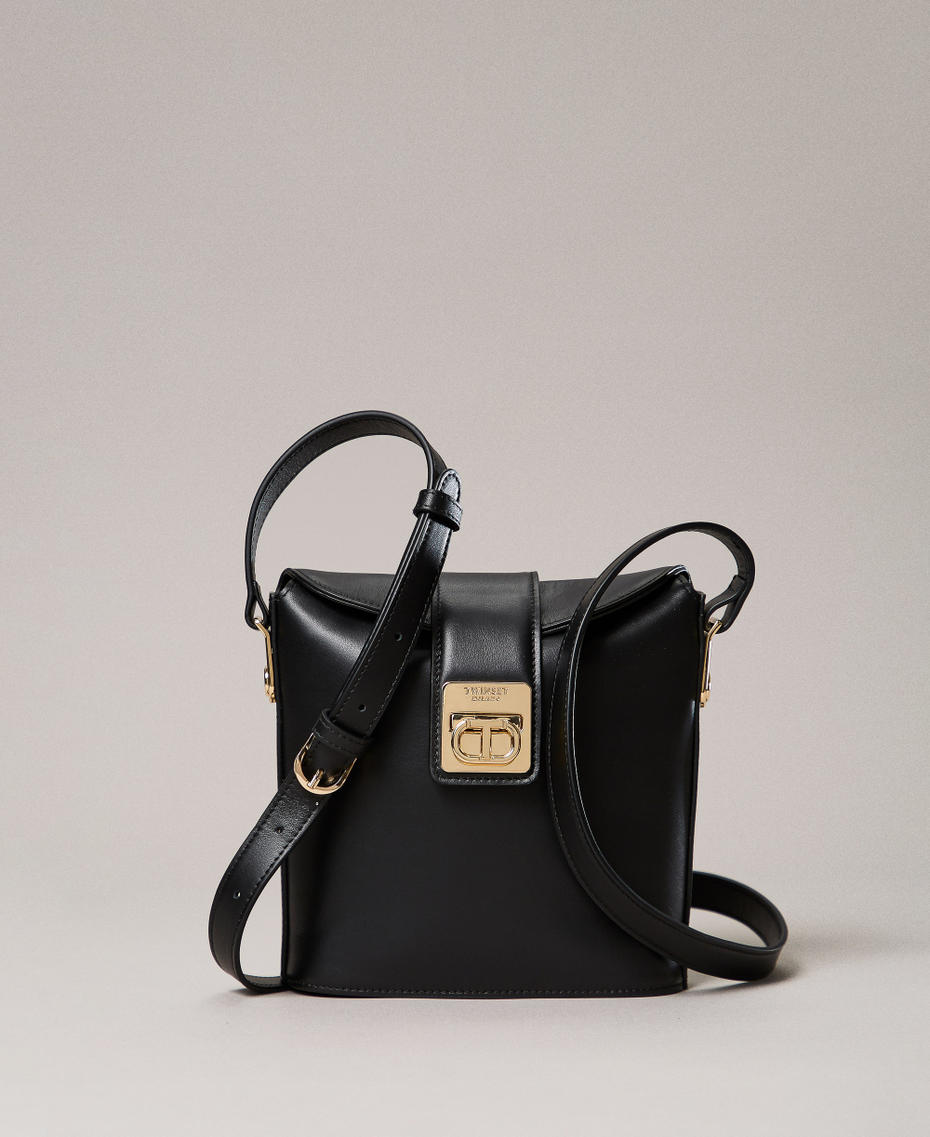Leather bucket bag Black Woman 251TS8010_00006_PS