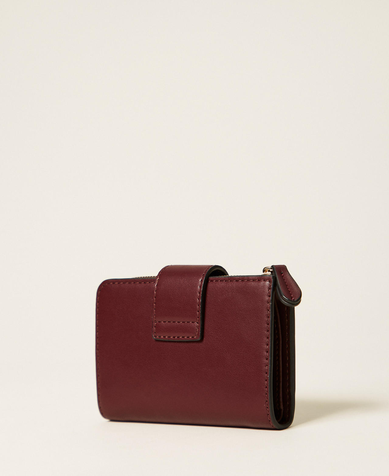 Medium wallet with logo and strap Purple Eden Woman 252TL8014_12635_02