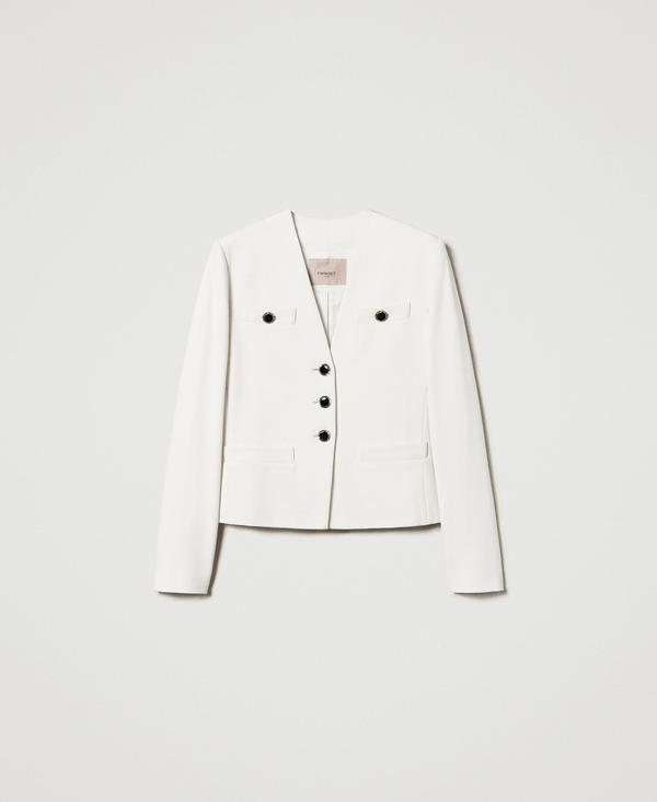 Blazer avec boutons bijoux