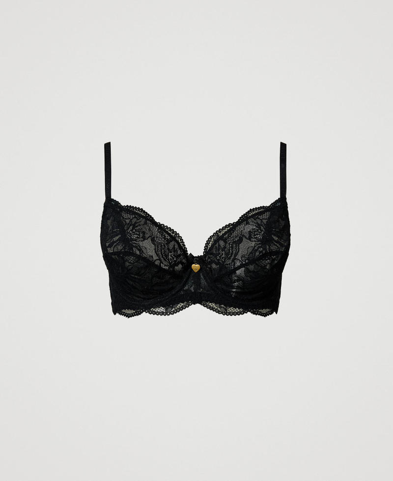 Underwired lace bra Black Woman 242LL6E55_00006_S0