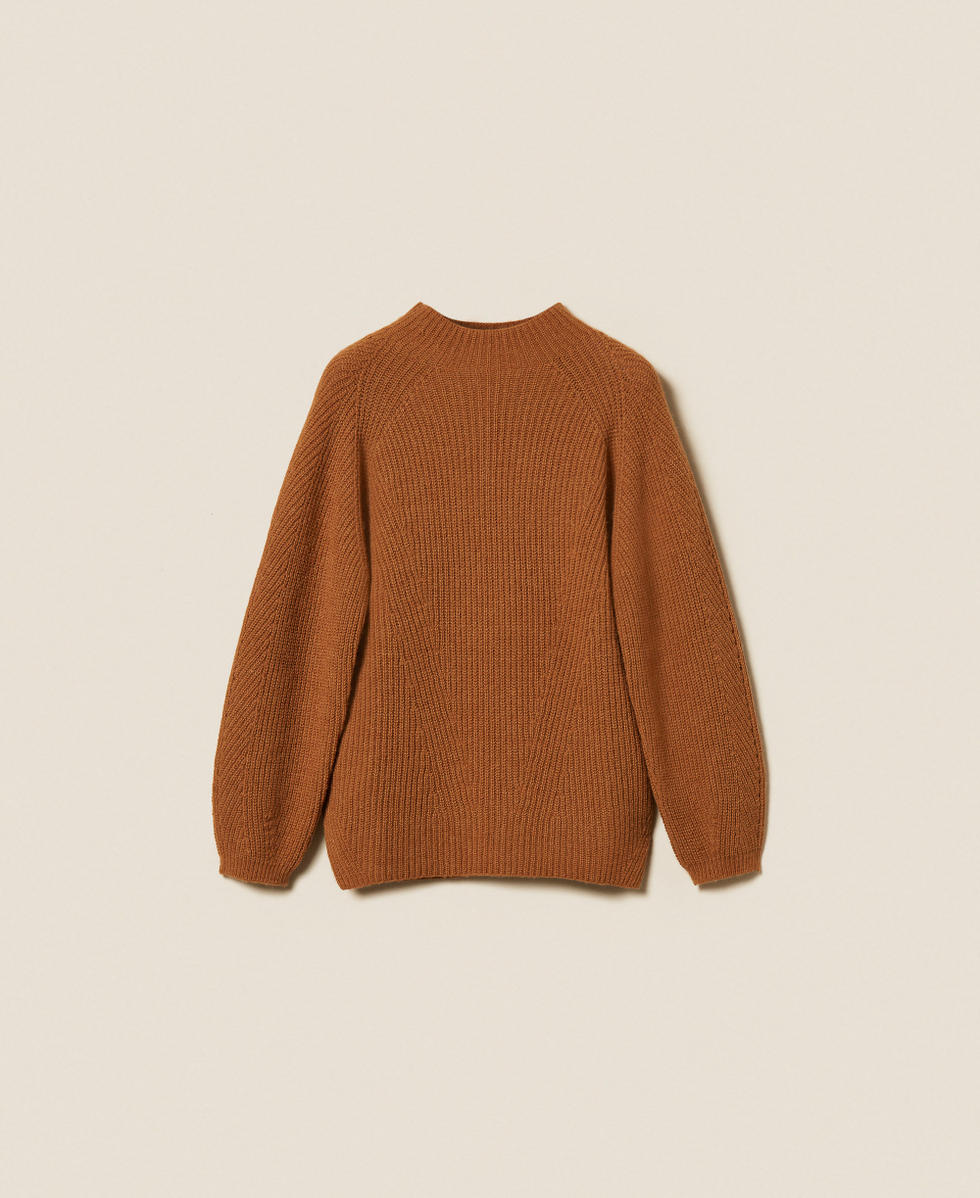 Pull Homme Griffon En Laine – Marron, Taille 2 – Neuf Avec étiquettes