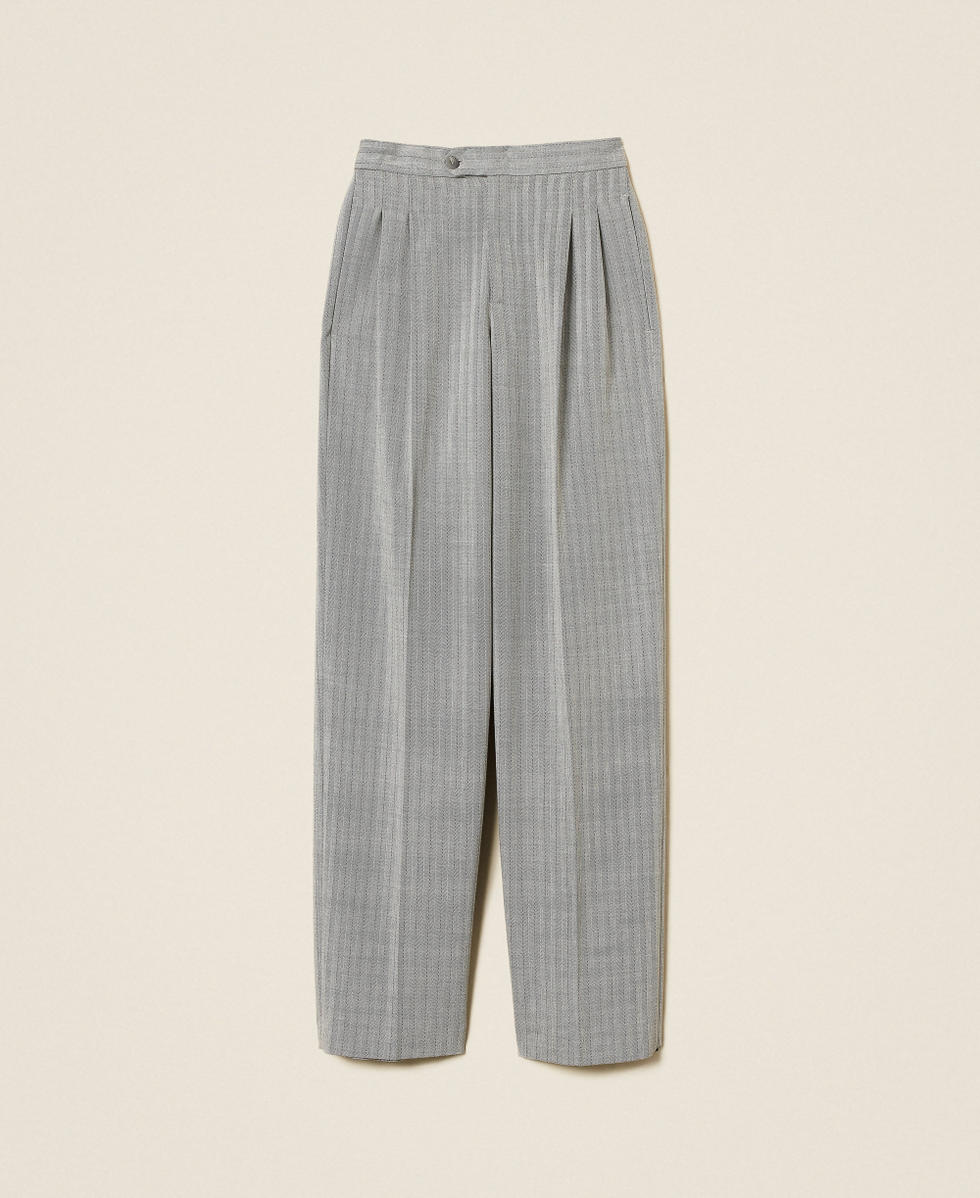 Wool  blend sartorial trousers