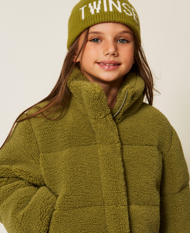 Faux fur quilted jacket Olive Oil Girl 252GJ2181_12576_04