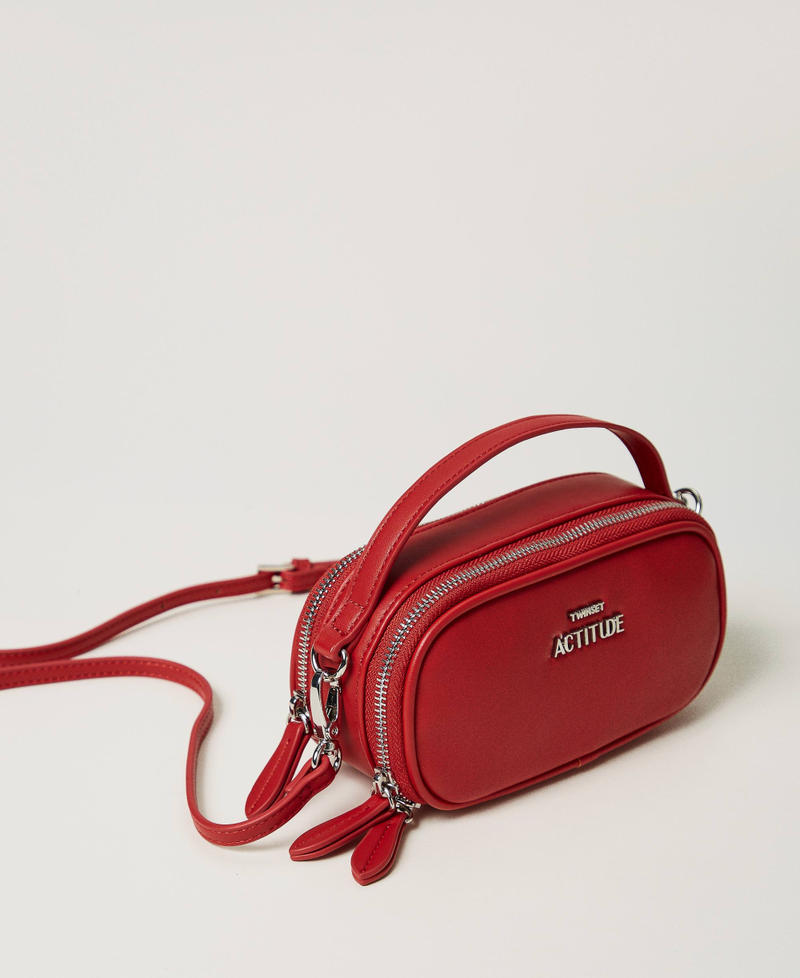 Bolso bandolera mini con logotipo