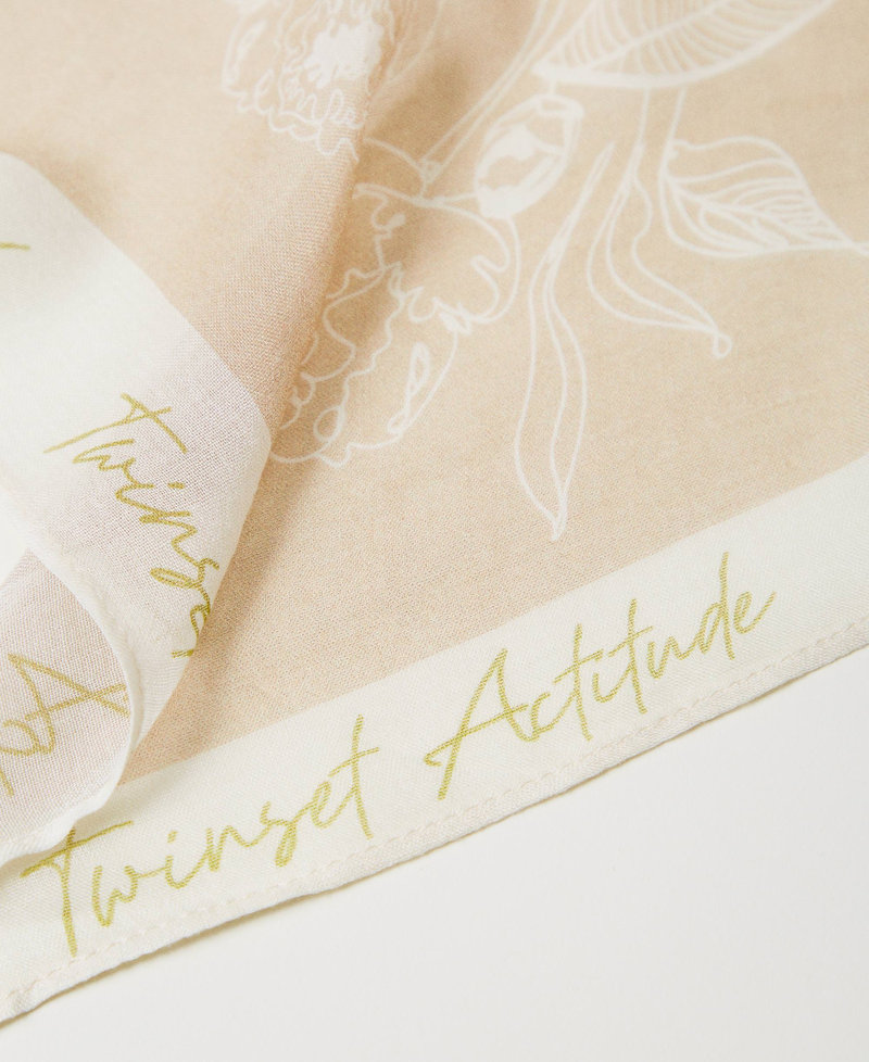 Tuch mit Blumenprint Flowers-Print Incense Frau 251AA4010_12298_02