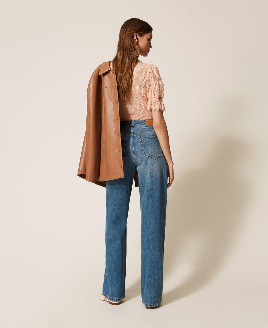 Jeans cinque tasche Blu "Denim Medio" Donna 261TP2730_01611_03