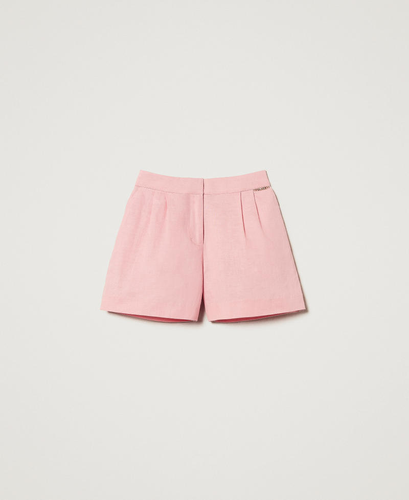 Linen blend shorts Sweet Rose Girl 251GJ2403_00533_S0