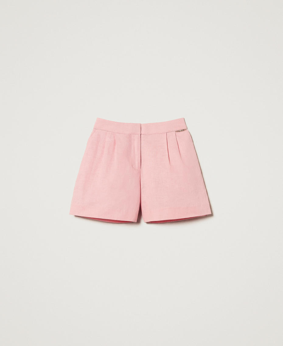 Linen blend shorts Sweet Rose Girl 251GJ2403_00533_S0
