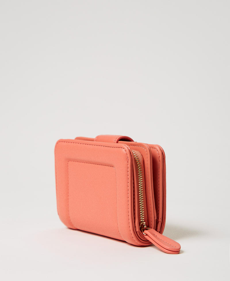 Zip around wallet with Oval T Coralline Woman 251TB7236_12141_02