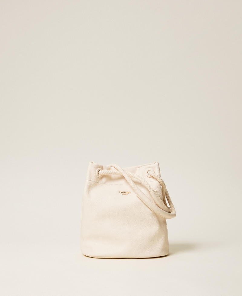 Bucket bag with rope handles Mother Of Pearl Woman 261TD8191_00059_01
