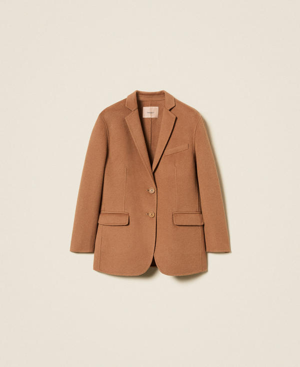 Doubled wool blazer
