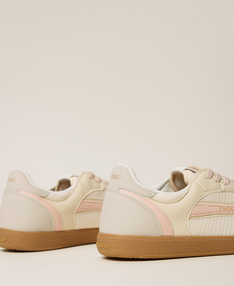 Trainers with contrasting inserts Two-tone Lily/Pink Sand Woman 261TCP01L_13326_03