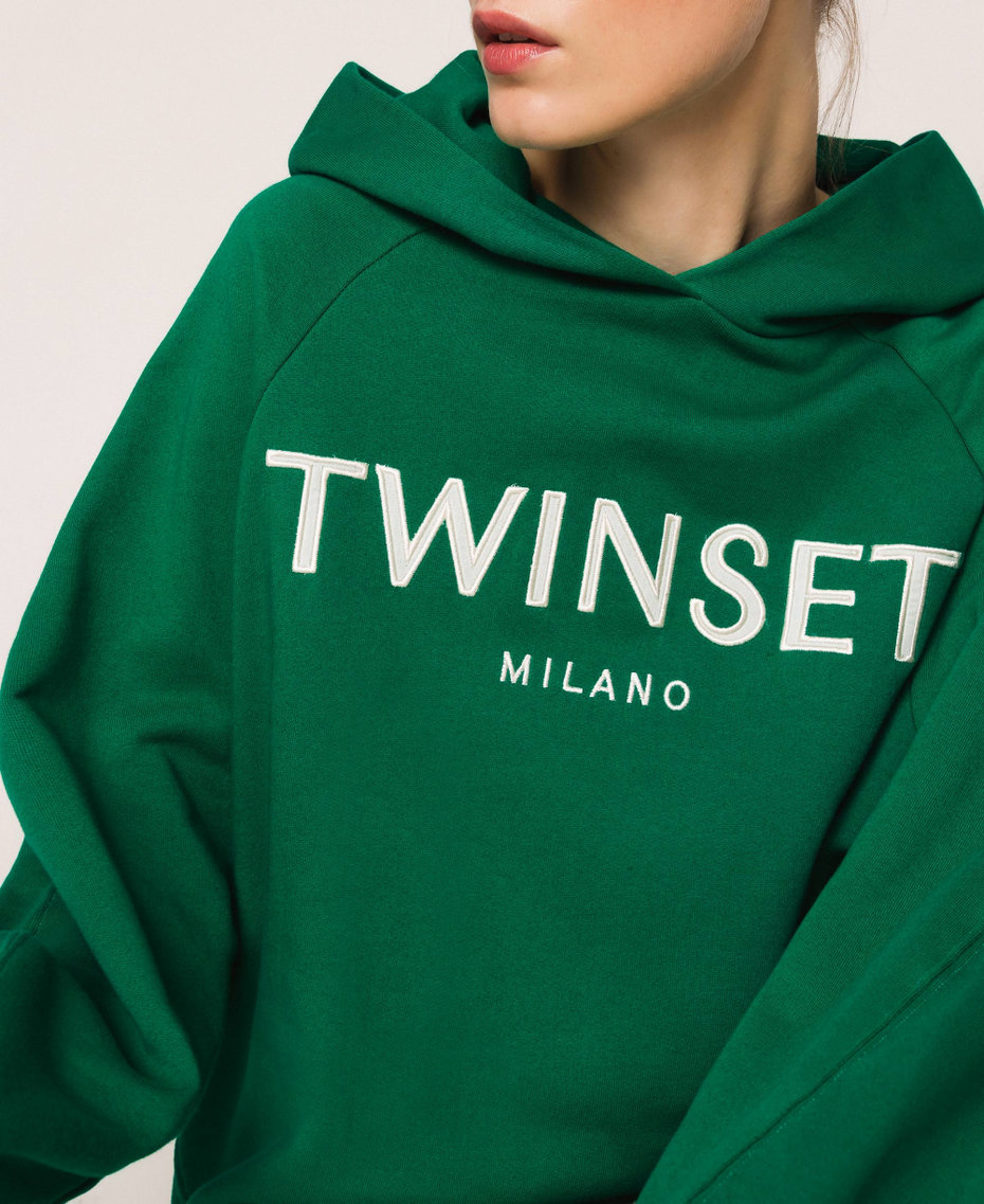 Maxi sweatshirt with embroidered logo Python Woman 201TP2080-04