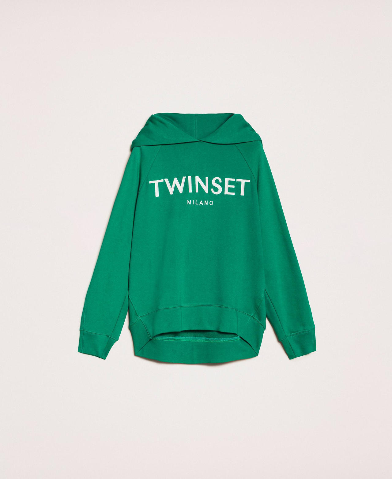 Maxi sweatshirt with embroidered logo Python Woman 201TP2080-0S