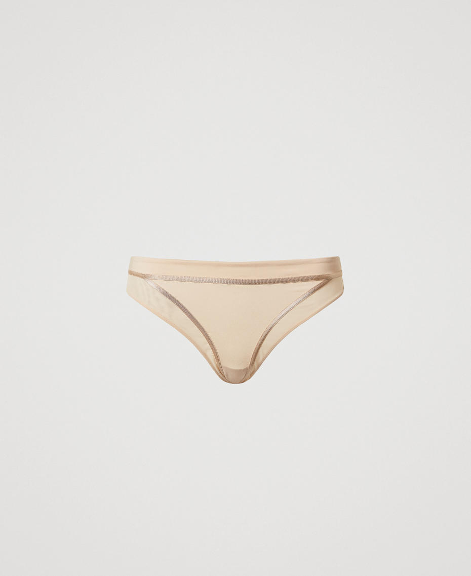 Tulle Brazilian briefs Wonder Beige Woman 251LL6B77_11044_S0