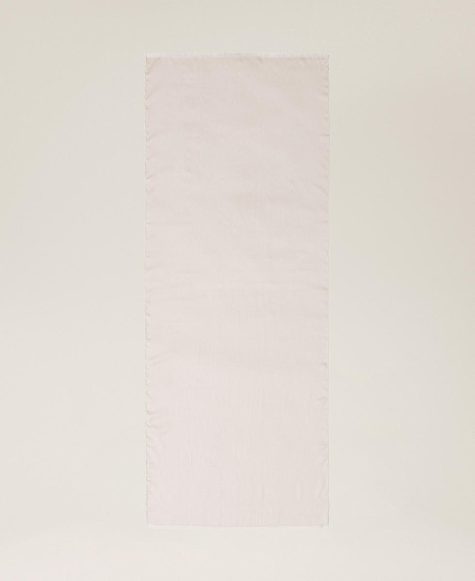 Stola mit Lurex und Jacquard-Logo "Parchment"-Beige Frau 261TA4330_07222_05