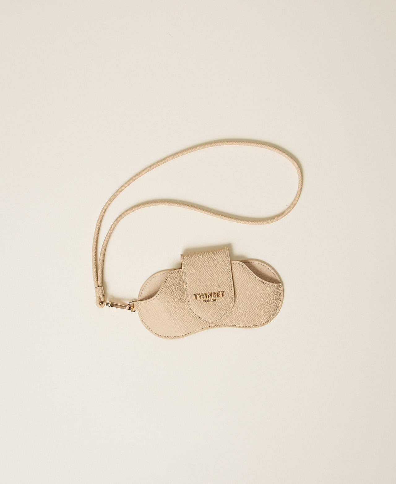 Glasses case with logo Delicate Sand Beige Woman 261TH7032_13161_01