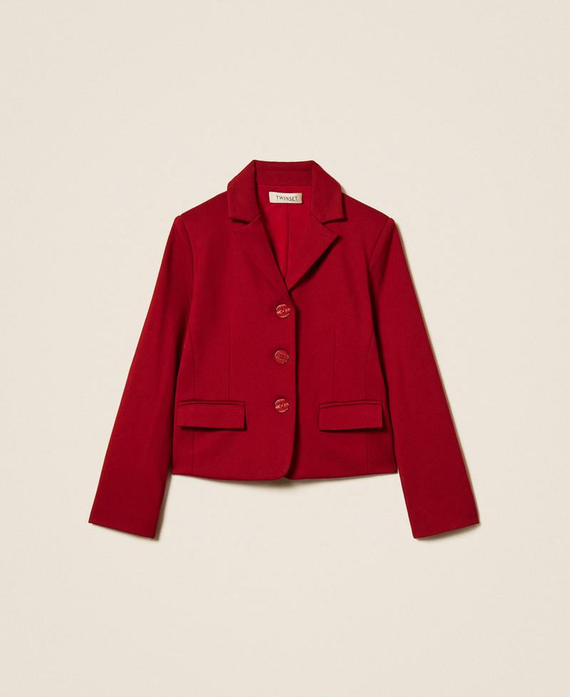 Blazer with pockets Red Ruby Girl 262GJ2080_13704_S0
