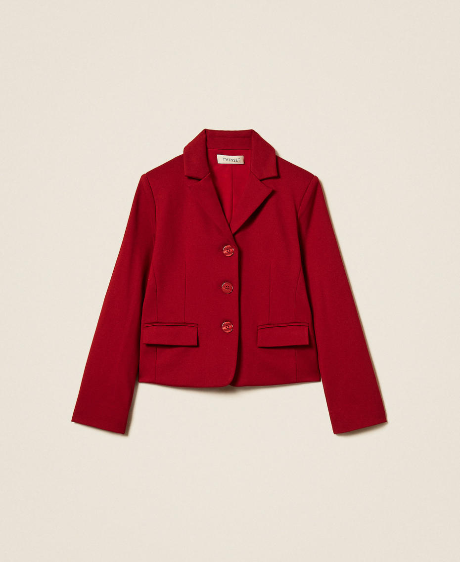 Blazer with pockets Red Ruby Girl 262GJ2080_13704_S0