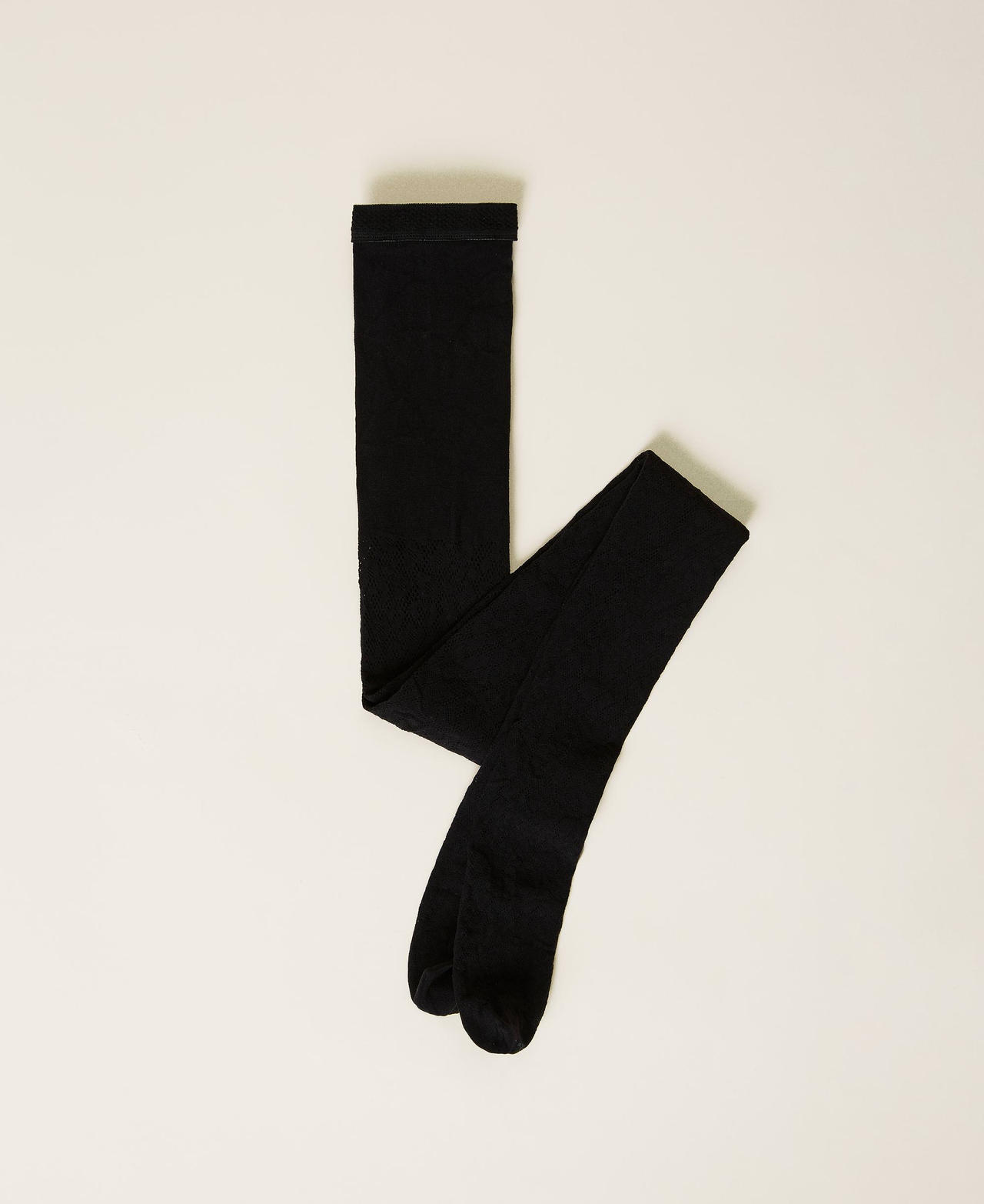 Collant a rete animalier Nero Donna 212AA4094-03