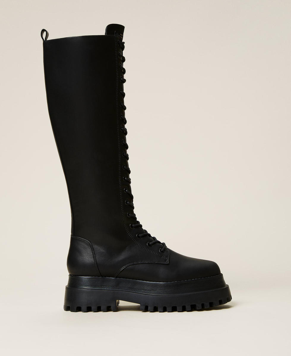 Bottines motardes lacets femme cheap