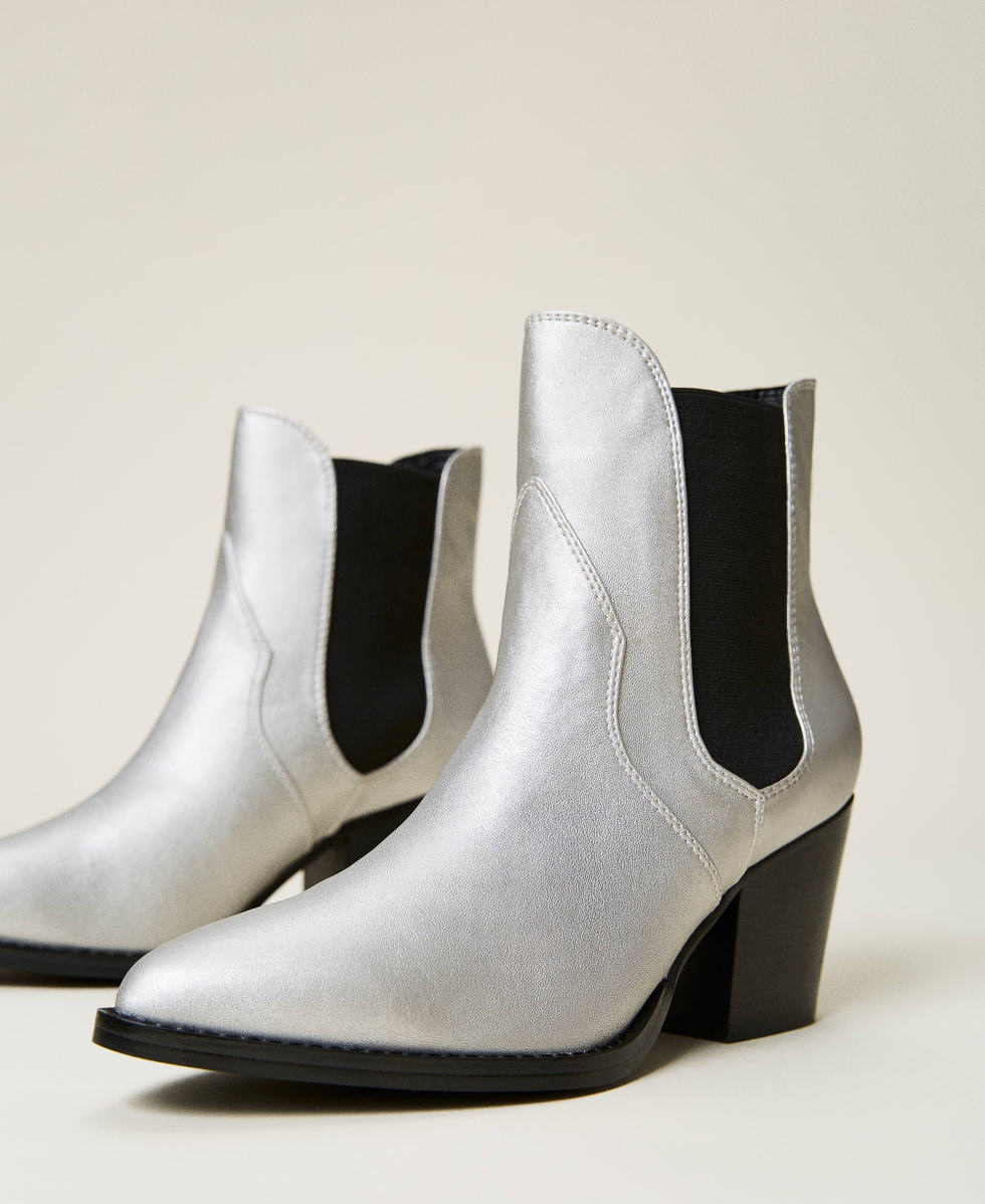 Bottines argentees h&m top
