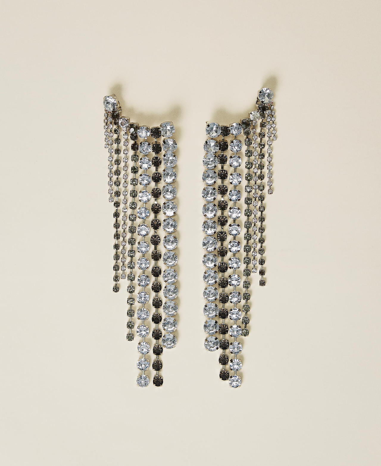ドリス ヴァン ノッテン BRASS AND RHINESTONE EARRINGS Dries Van Noten Brass and rhinestone earrings for Women - US