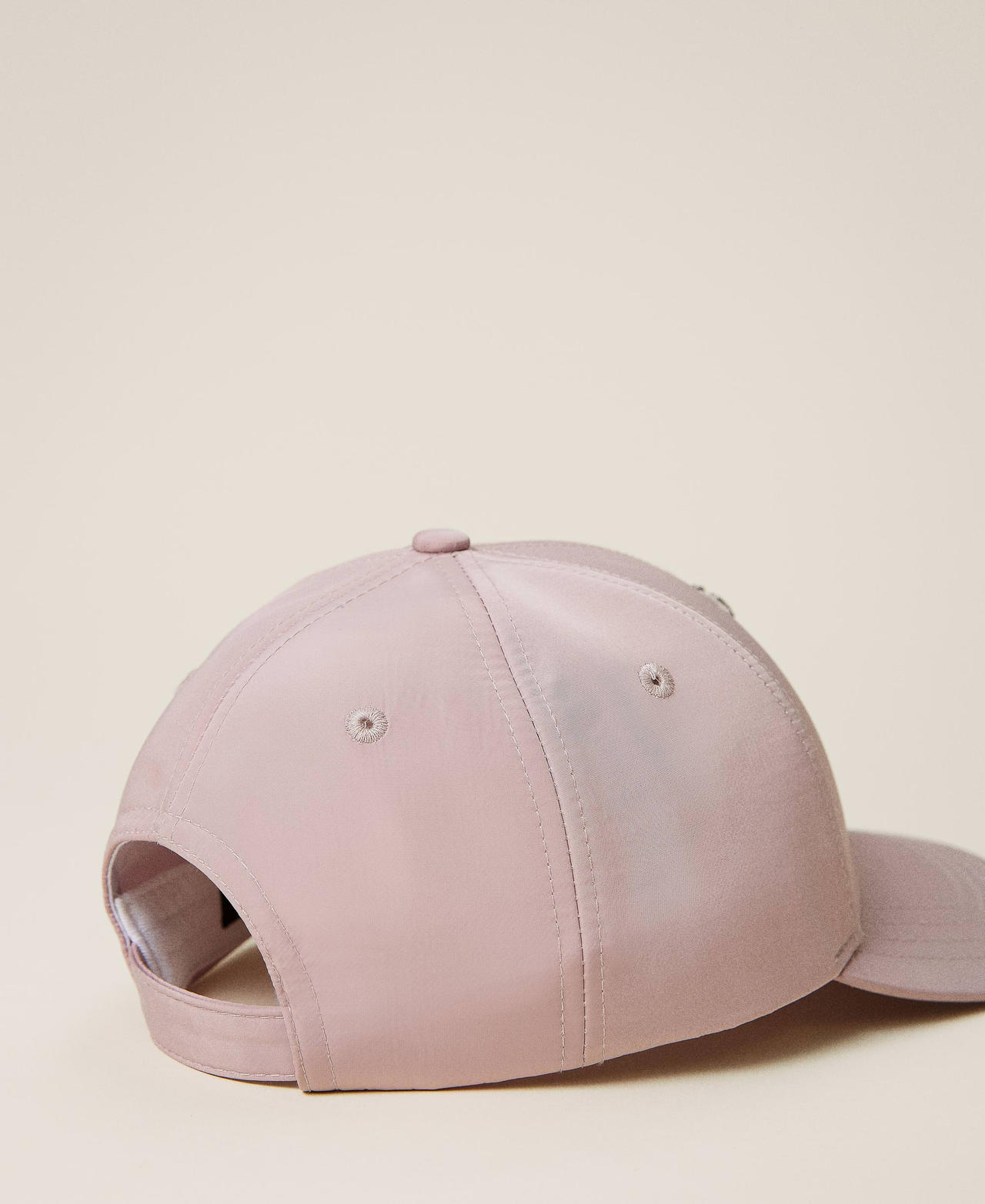 Baseball cap with embroideries "Wood Rose” Pink Woman 212AO5360-03