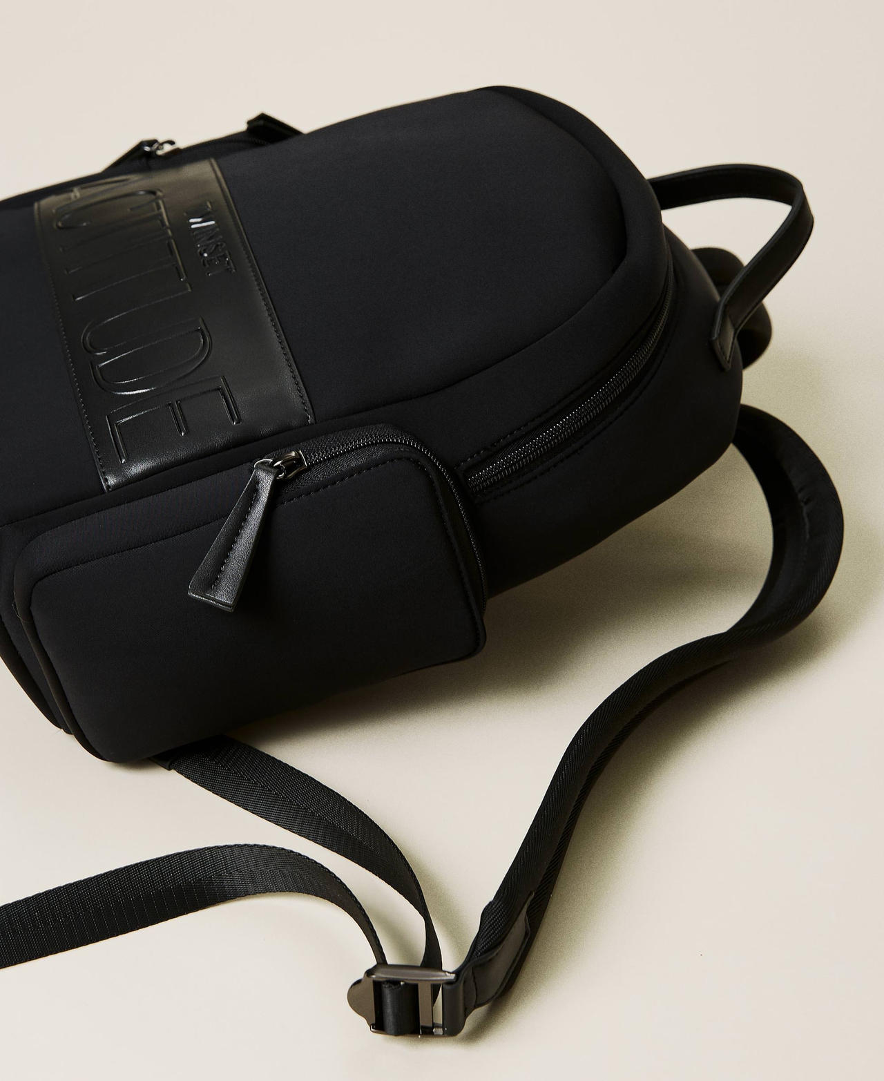 Рюкзак из неопрена с логотипом Черный женщина 212AO8091-02