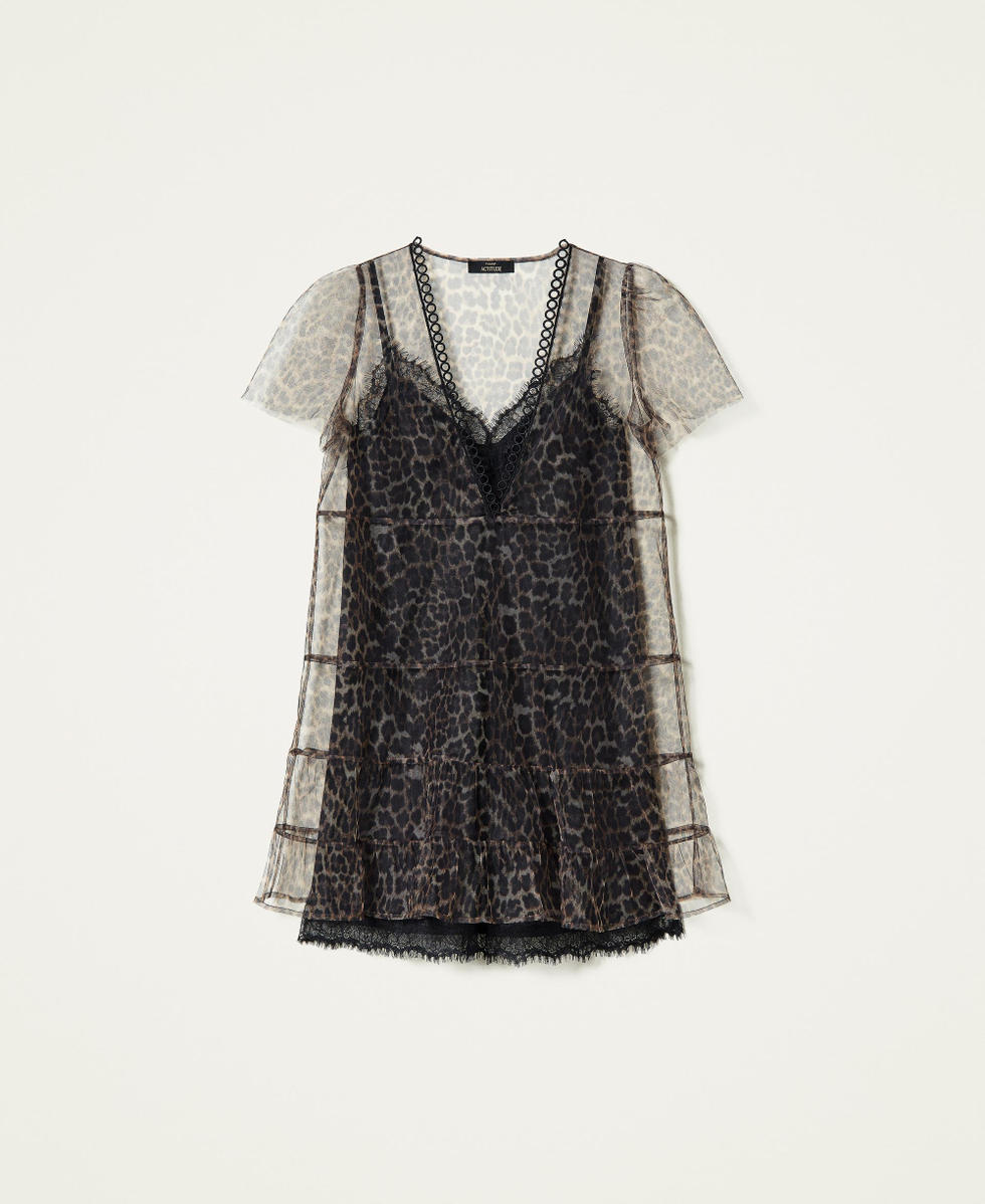 Hollister leopard shop print dress