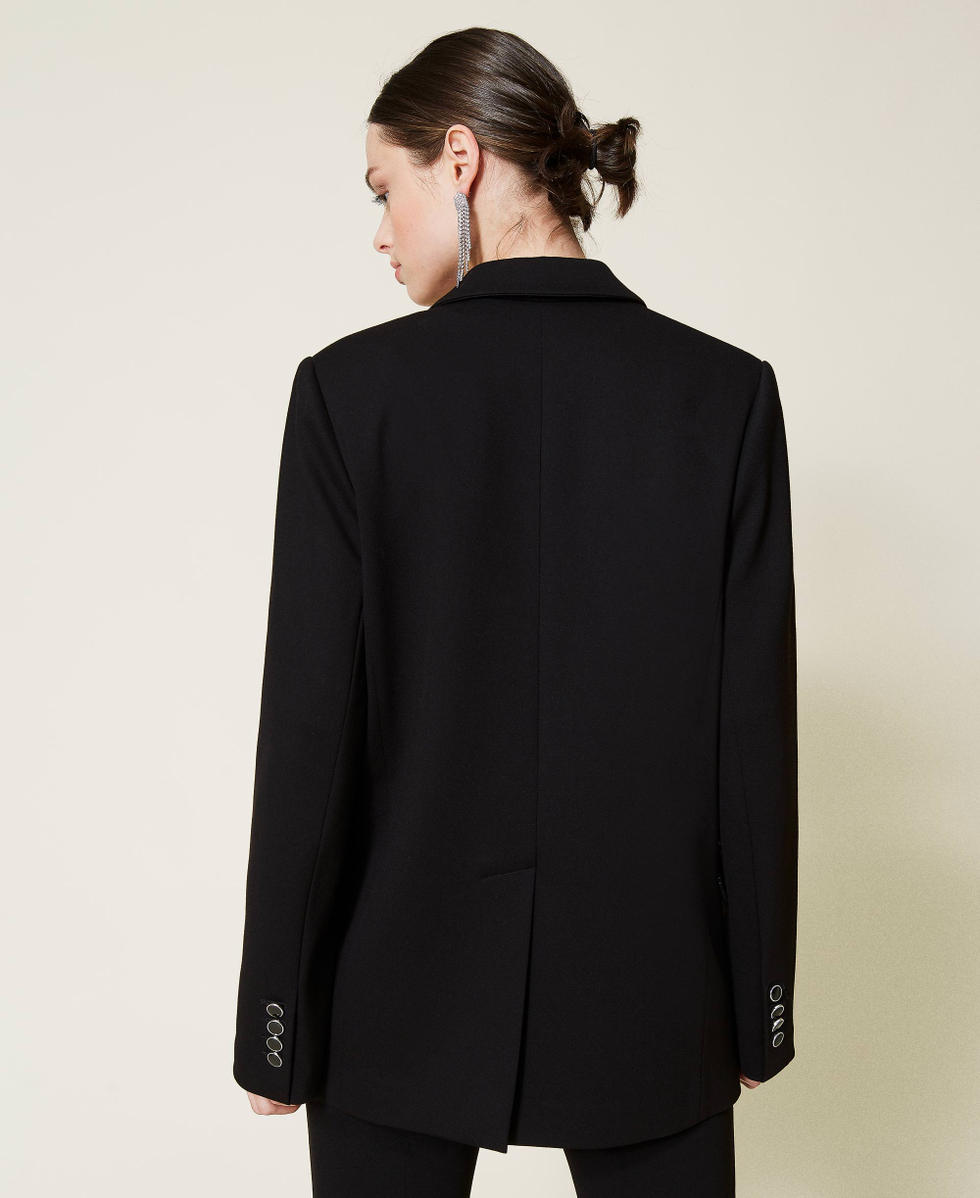 Blazer croisé noir femme hotsell