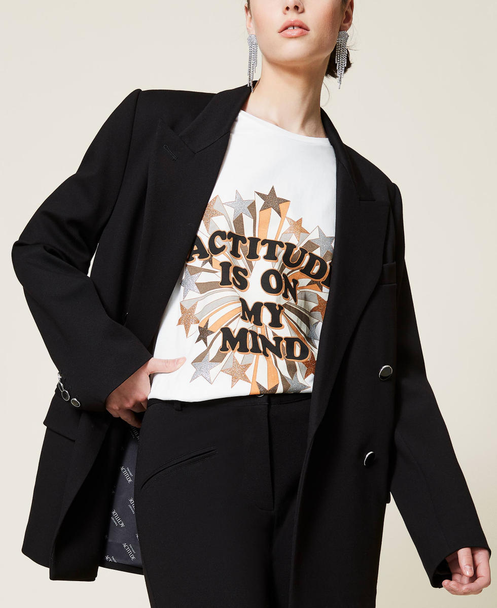 Giacca blazer 'Topaz' doppiopetto Nero Donna 212AP2060-05