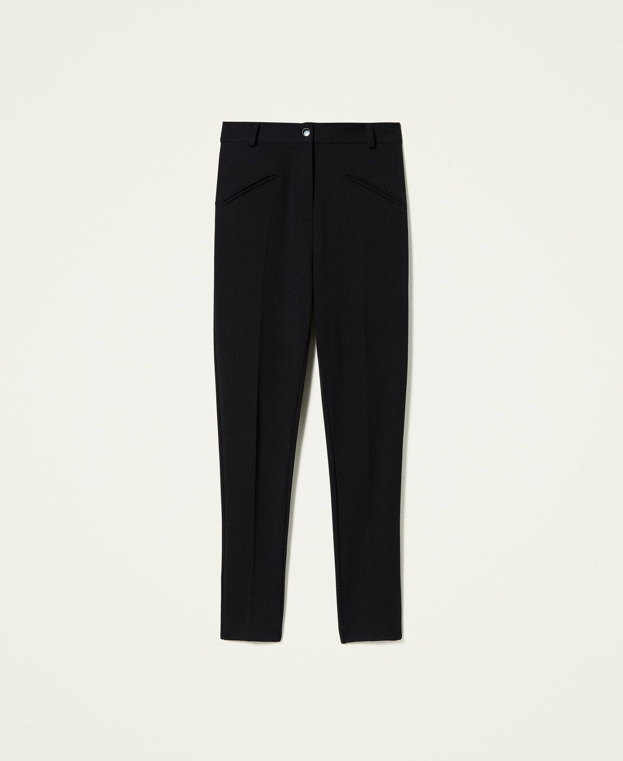&lsquo;Topaz&rsquo; cigarette trousers Black Woman 212AP2066-0S