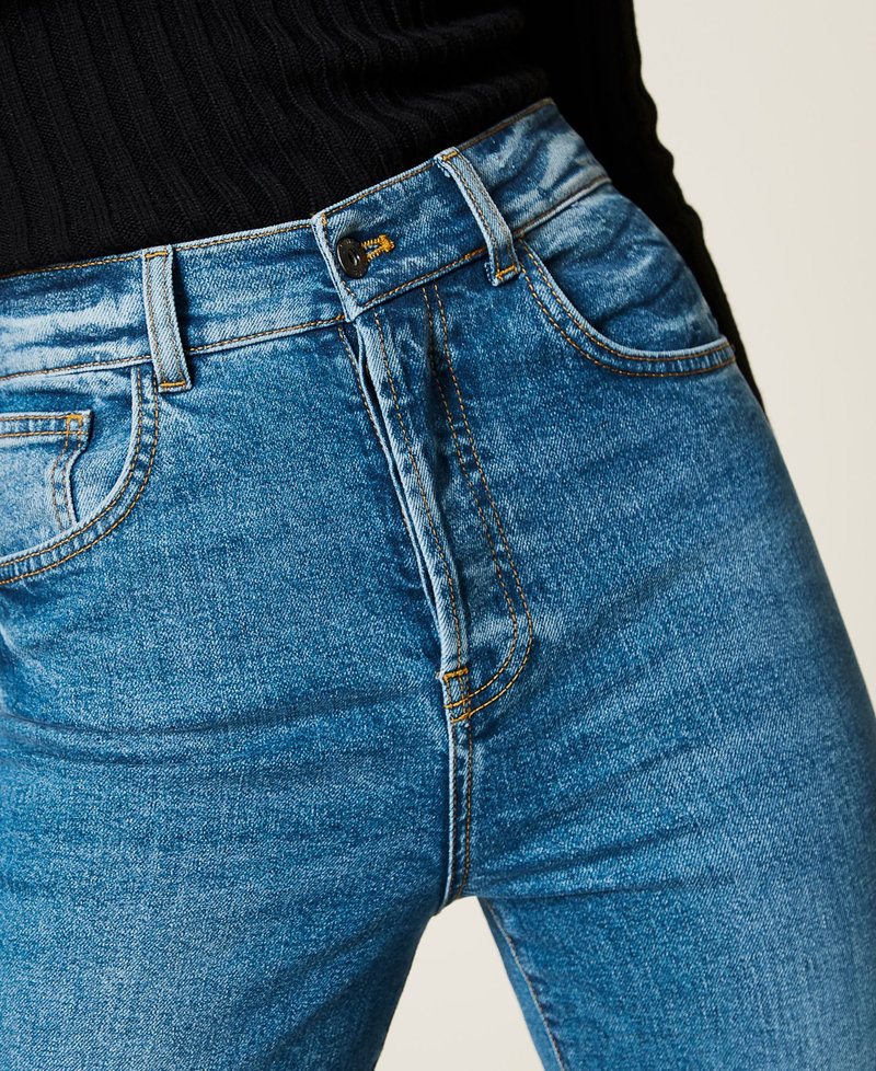 ‘Copper’ high waist jeans "Mid Denim" Blue Woman 212AP2130-04
