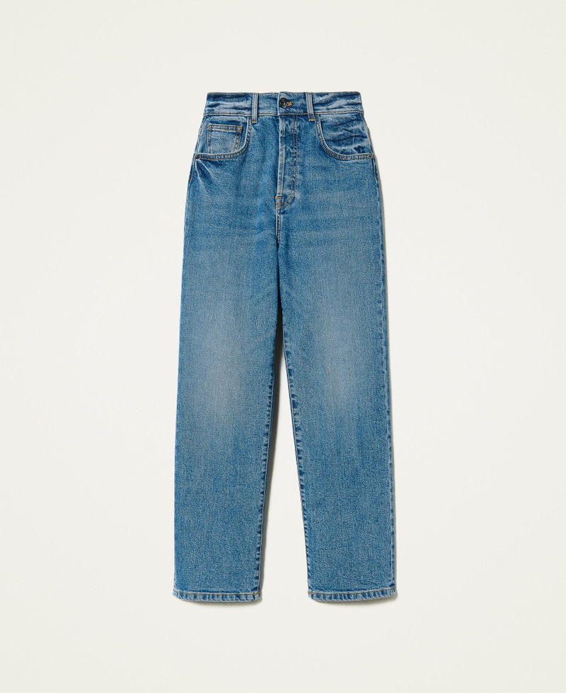 &lsquo;Copper&rsquo; high waist jeans "Mid Denim" Blue Woman 212AP2130-0S