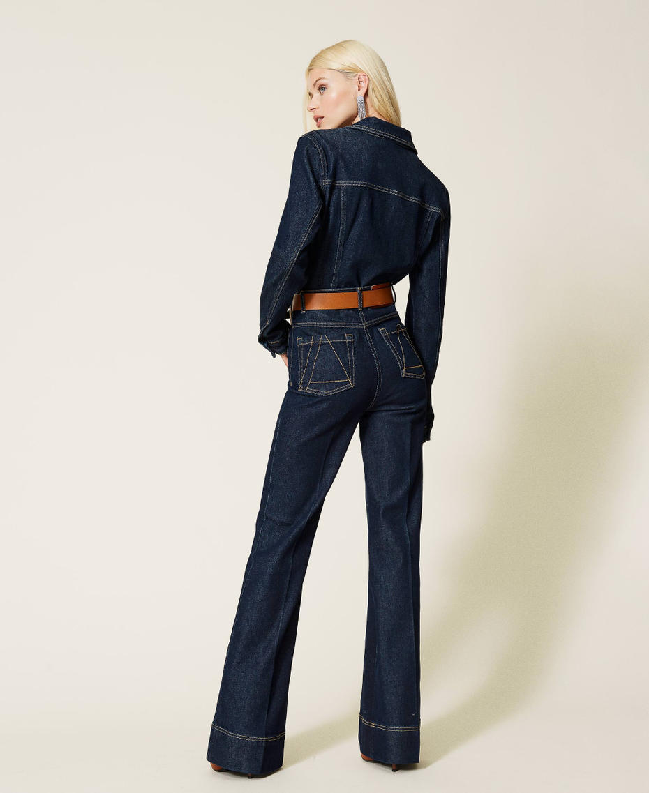 Jeans bell bottom 'Gold' Denim Rinse Donna 212AP2135-03