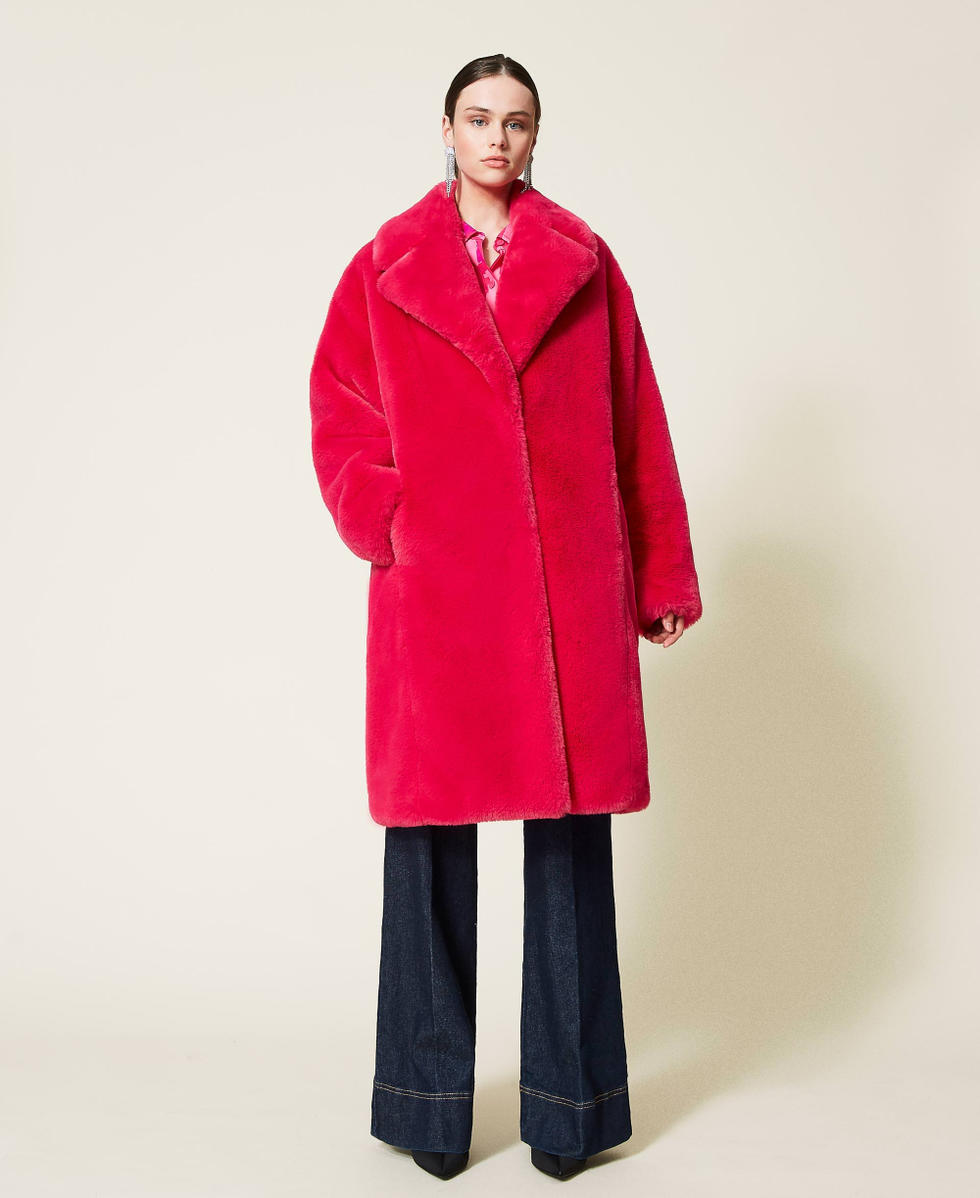 Manteau Ruby avec poches Femme Violet TWINSET Milano