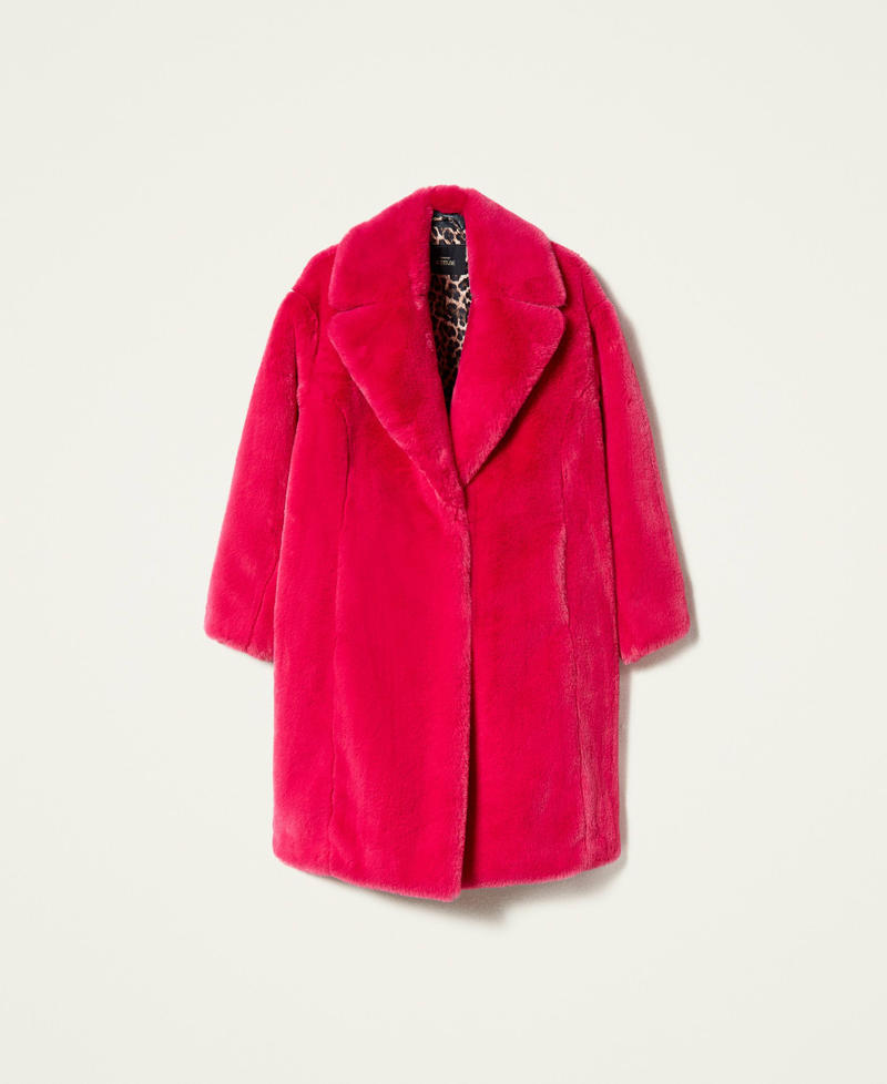 Cappotto 'Ruby' con tasche Purple Berry Donna 212AP219A-0S