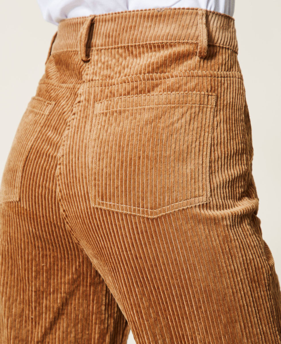 Pantalon Velours Patte D'éléphant Pinkie Vintage - Bordeaux, Taille 36/38, Fabriqué En France, Neuf Sans étiquette