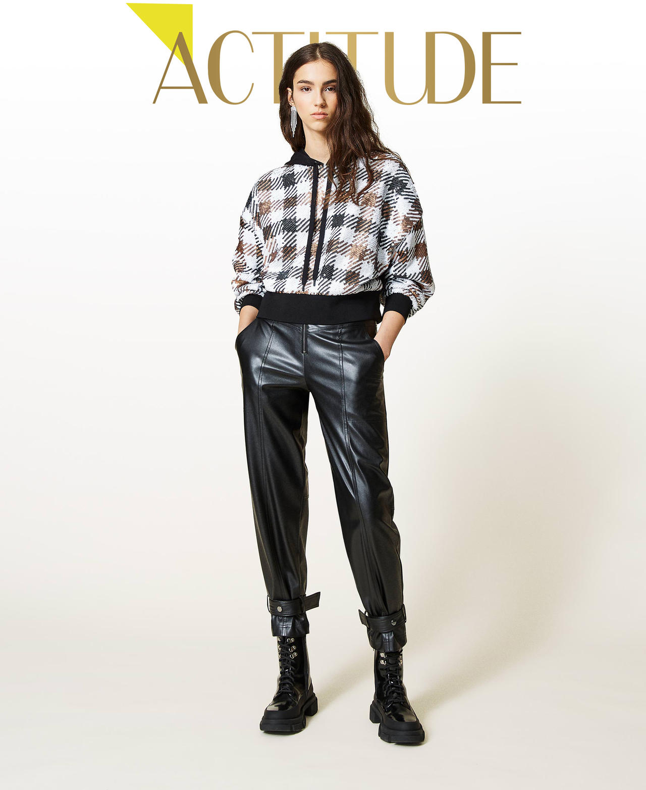 パンツ TWINSET BLACK COTTON PANTS Smart trousers Woman | TWINSET Milano