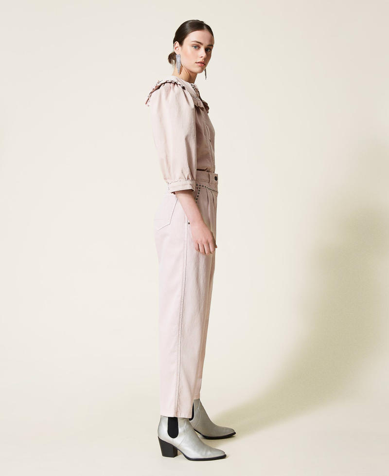 Camisa 'Platinum' con tachuelas Rosado Mujer 212AP2531-05