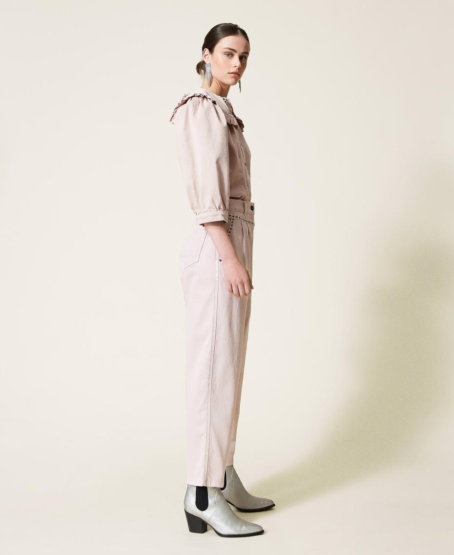 Camisa 'Platinum' con tachuelas Rosado Mujer 212AP2531-05