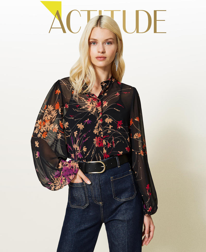 Camicia fluida hotsell fantasia zara