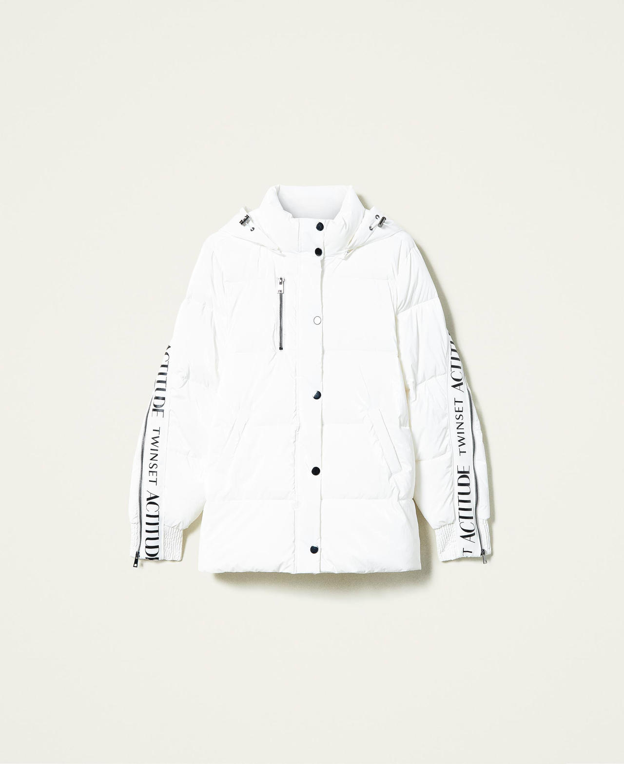 Puffer jacket with logo "Sea Salt&rdquo; White Woman 212AP2580-0S