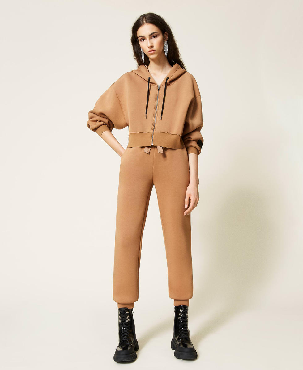 &lsquo;Jade&rsquo; scuba joggers &ldquo;Panama&rdquo; Brown Woman 212AP260A-02