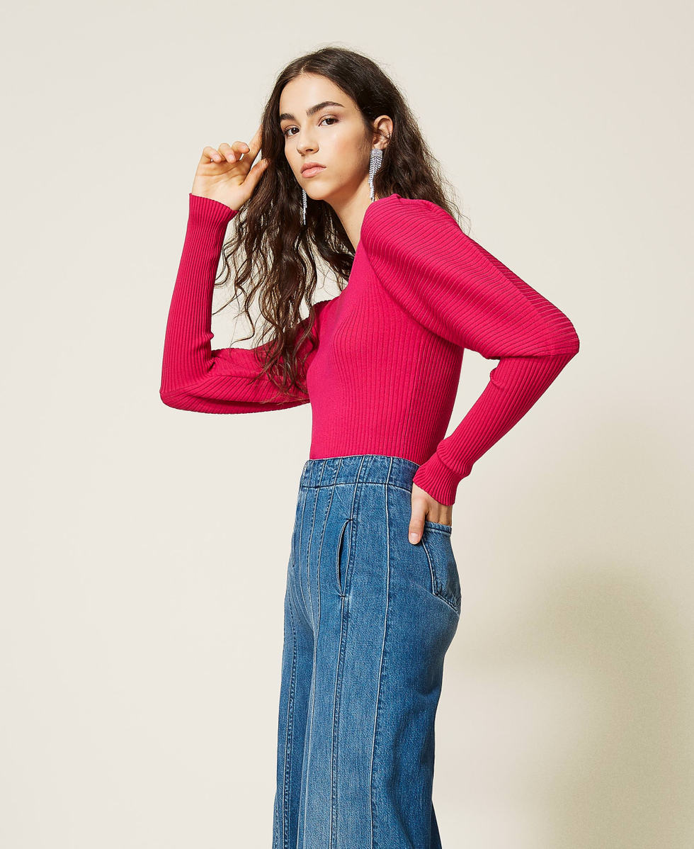 Balloon sleeve jumper zara hotsell