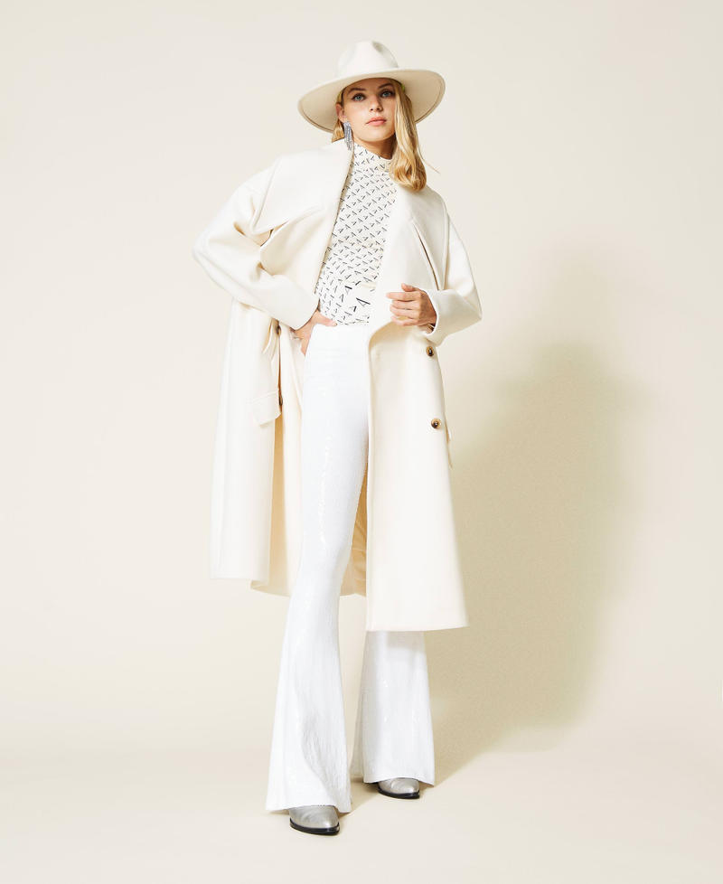 Cappotto 'Larimar' in panno Madreperla Donna 212AT2062-0T